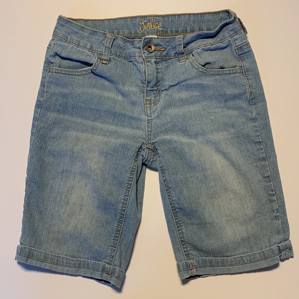 Justice Girls Denim Shorts - Picture 7 of 9